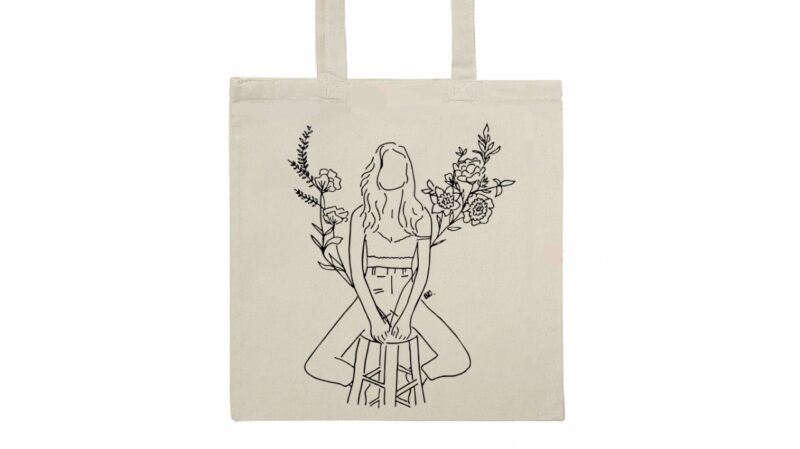 I'mma Fly Print Tote Bag - Image 2