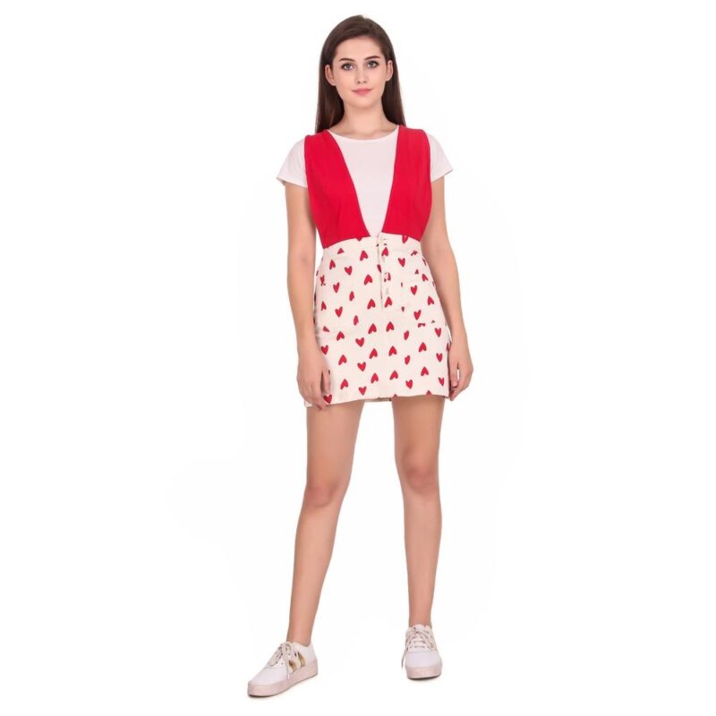 Strap Em Hearts Suspender Skirt - Image 2