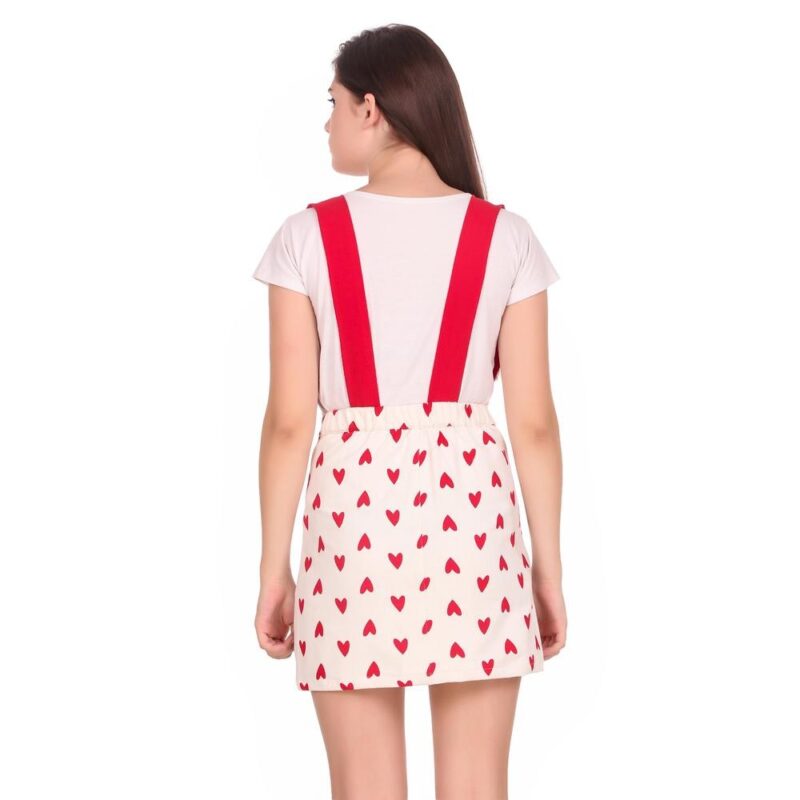 Strap Em Hearts Suspender Skirt - Image 3