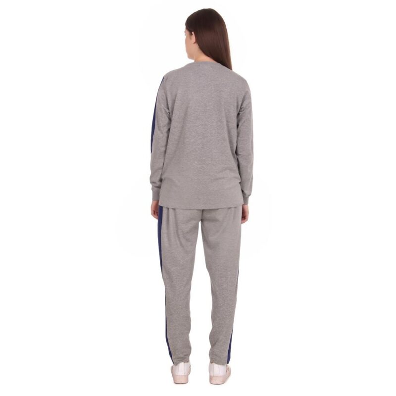 Donna Grey Co-ord Set in Blue | Red - Image 3