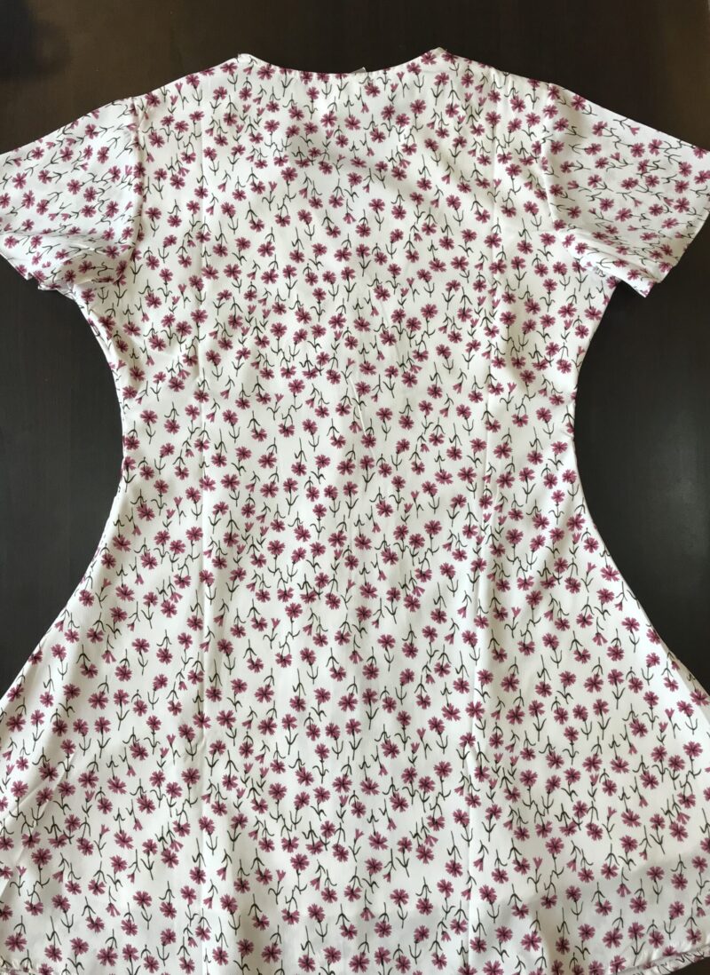 Angelina Floral Button Dress - Image 3