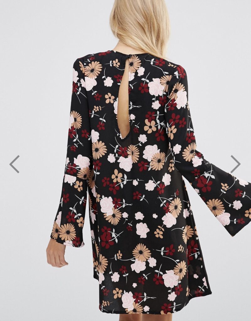 Esther Floral Printed Dress - Image 3