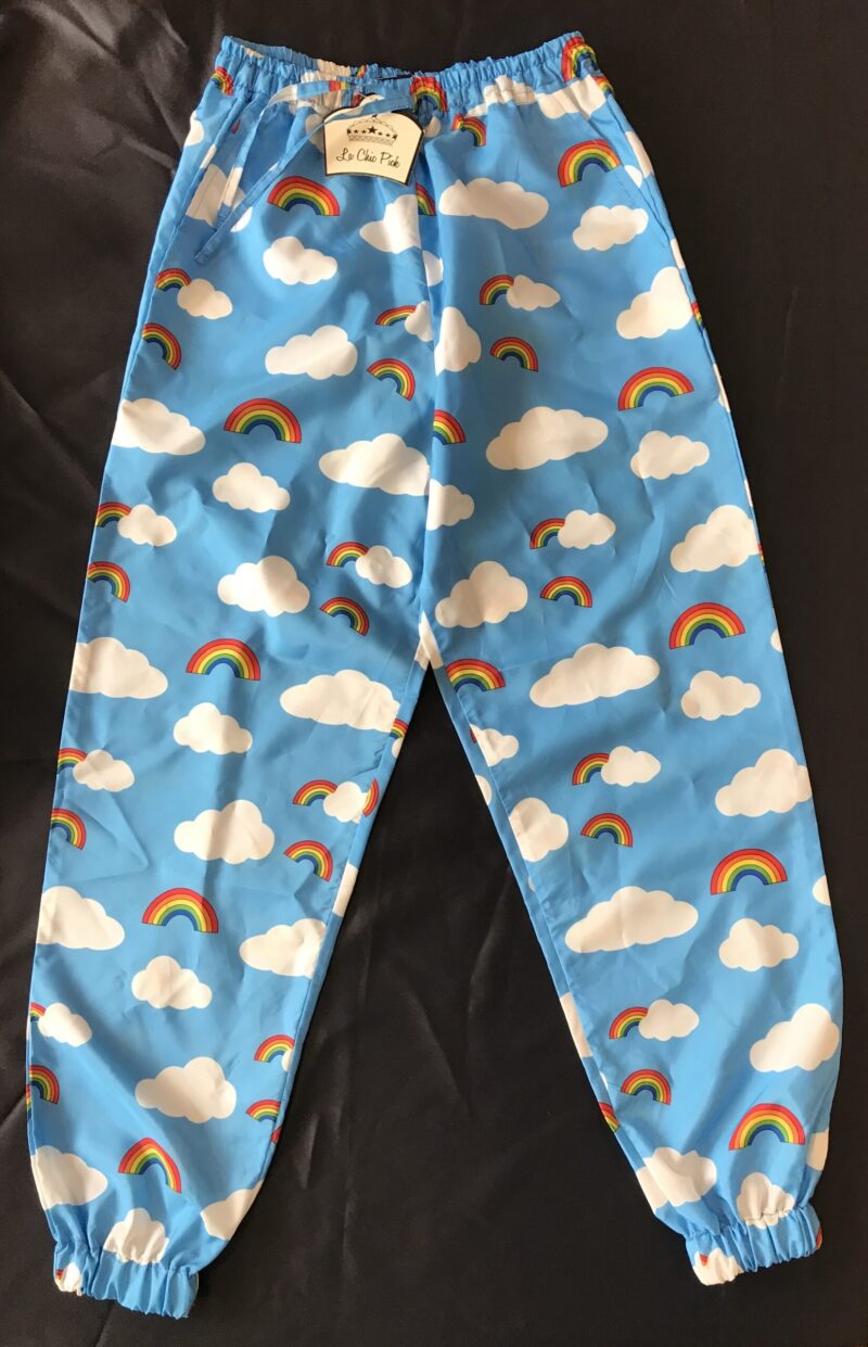 Rainbow in Cloud Print Joggers - Image 3