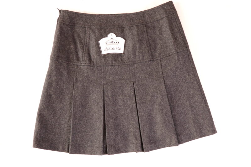 Nancy Grey Pleated Tennis Skirt - Image 2