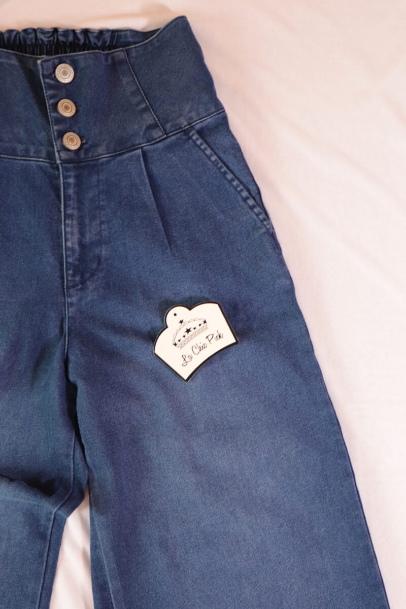Sasha Wide Legged Denim Pants - Image 2