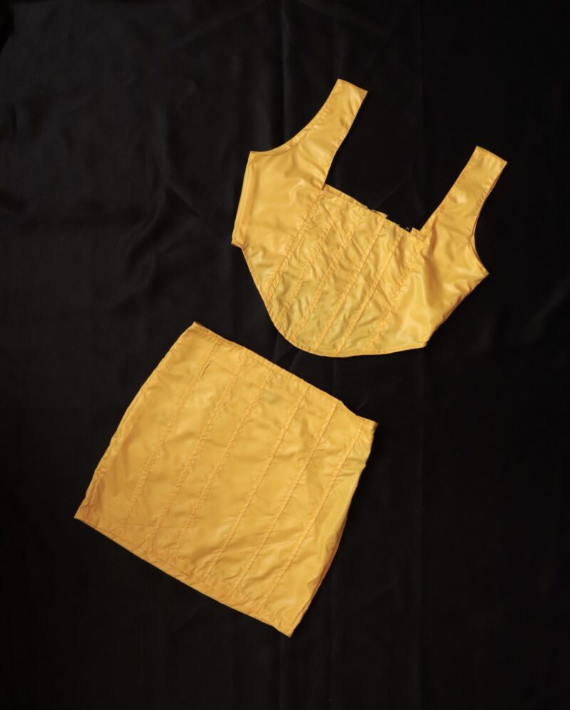 Joyce Corset in Yellow | Aqua | Red | Orange | Pink - Image 4