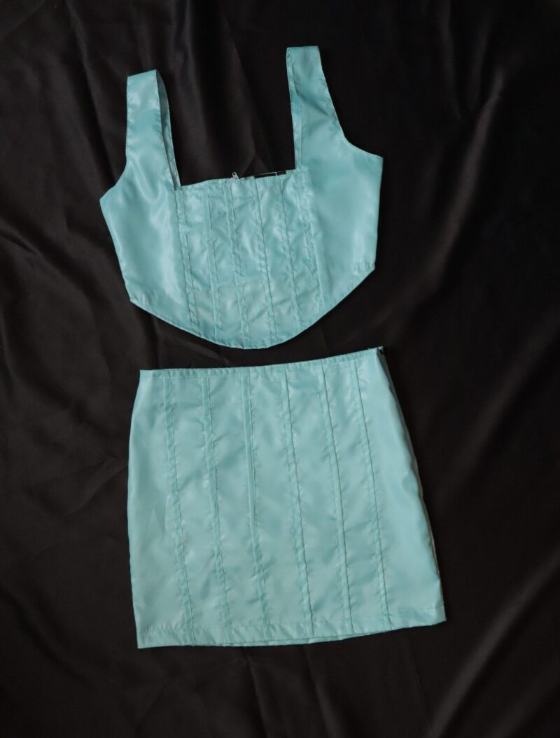 Joyce Corset in Yellow | Aqua | Red | Orange | Pink - Image 5