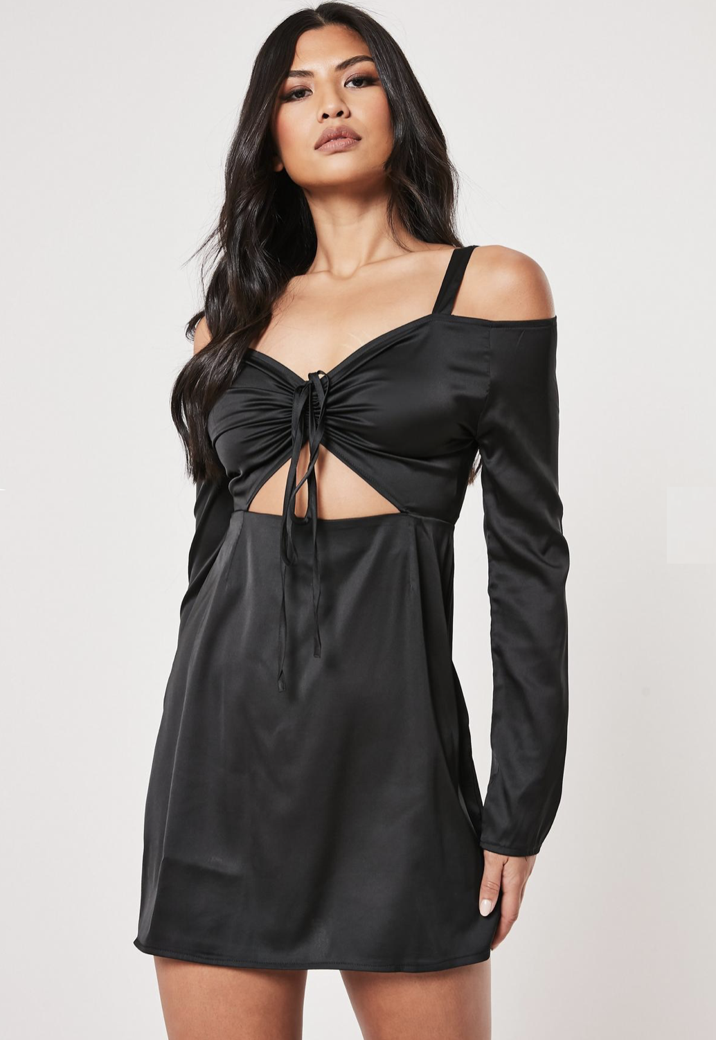 cold shoulder night dress