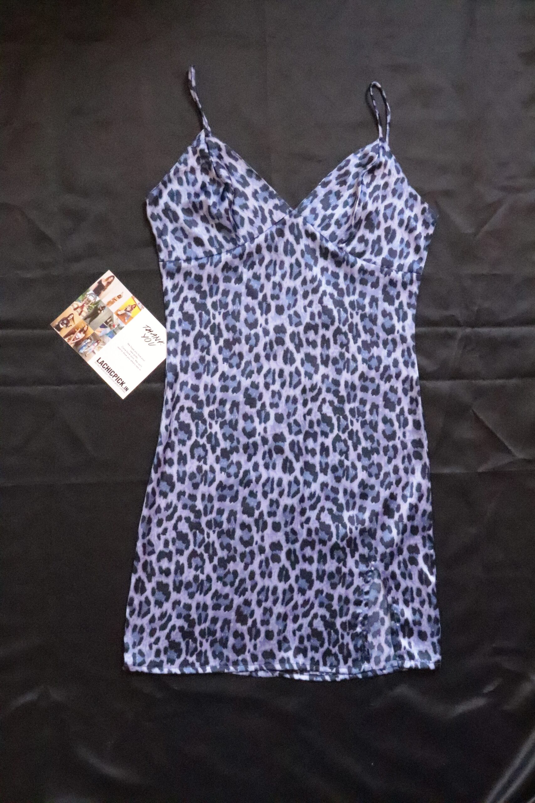 Penny Blue Leopard Print Bodycon Mini Dress – LA CHIC PICK