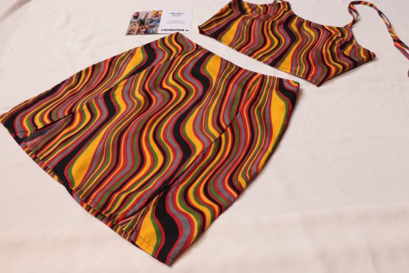 Alice Psychedelic Wave Print Coord Set - Image 2
