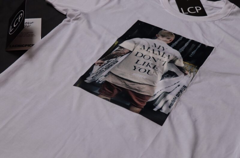 White Oversized T-Shirt in Harry Styles | Ariana Grande | Justin Bieber prints - Image 6