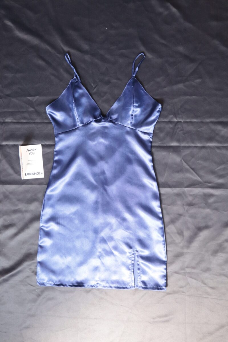 Ishi Bodycon Mini Dress In Vibrant Blue - Image 3