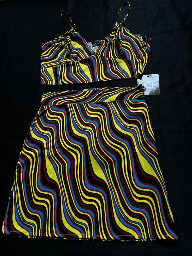 Alice Psychedelic Wave Print Coord Set - Image 5
