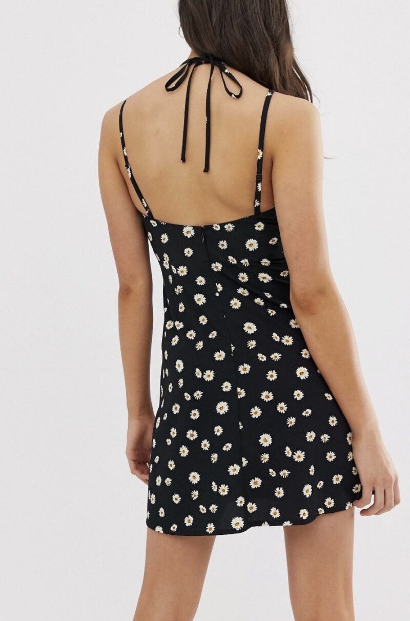 Tie it up’ Floral Print Dresss - Image 2