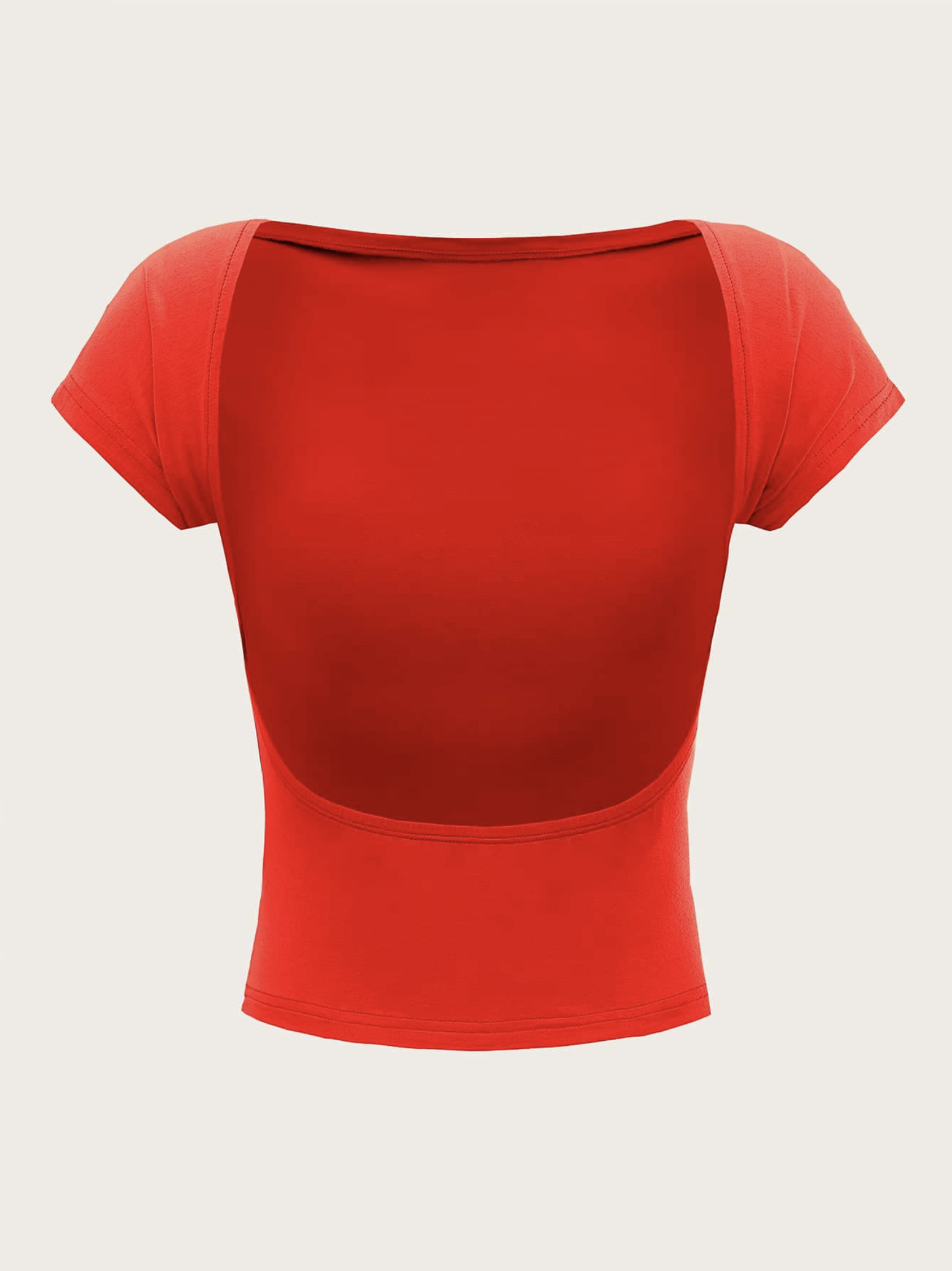 backless-batwing-sleeve-solid-tee-in-red-white-la-chic-pick