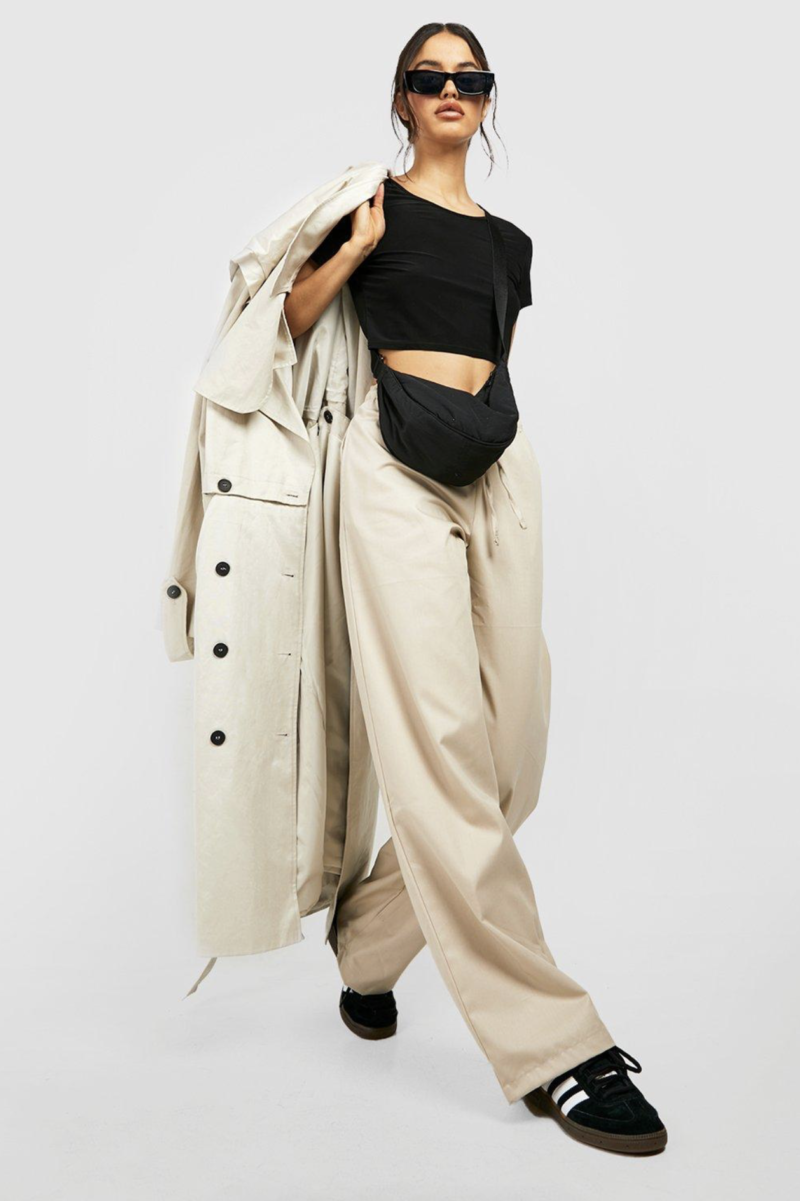 Rina Low Waist Parachute Pants - Image 3