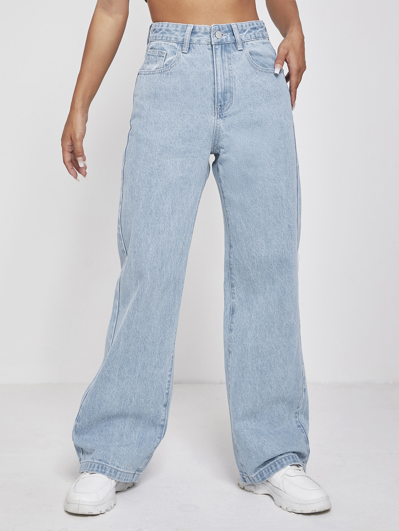 Stacey High Waisted Wide Leg Jeans – LA CHIC PICK