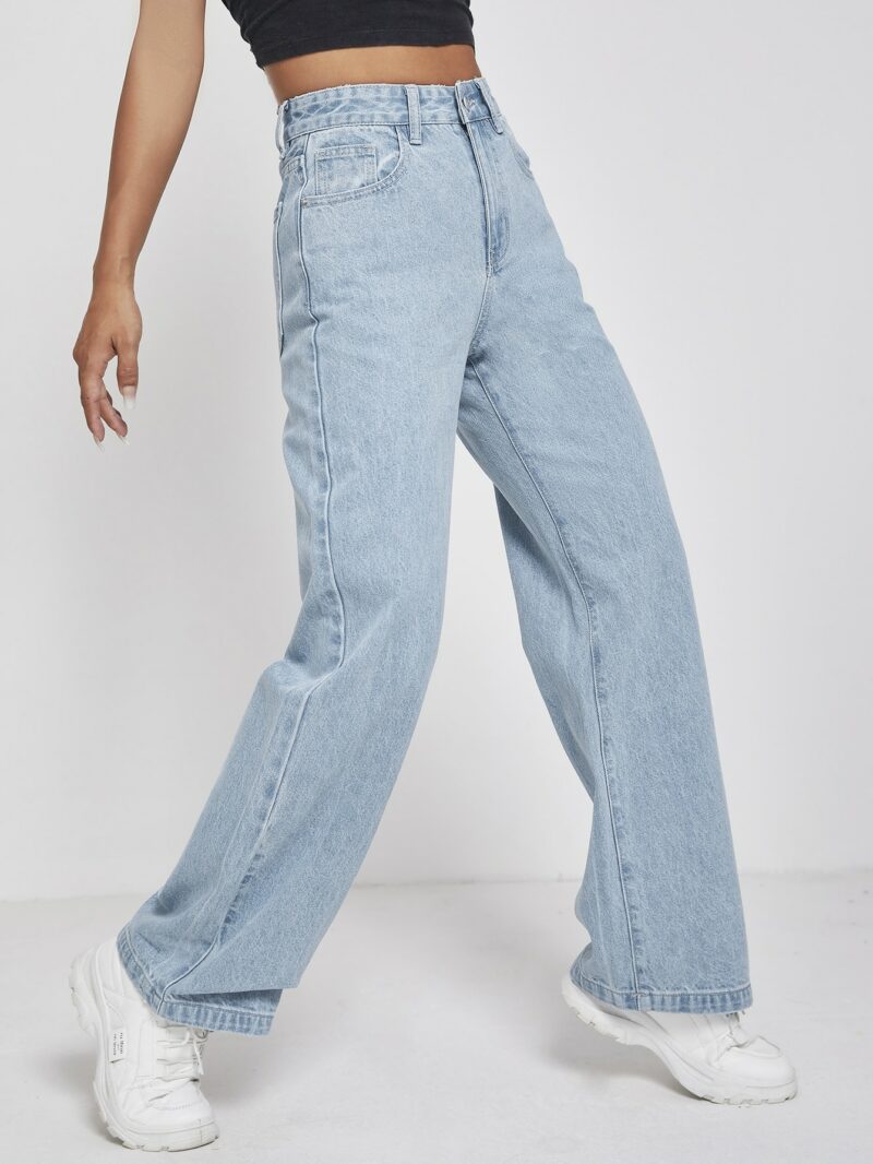 Stacey High Waisted Wide Leg Jeans - Image 3