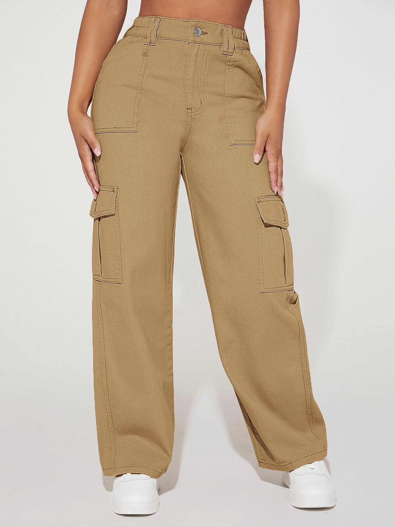 Timmy Black Tie Pocket Oversized Cargo Pants – LA CHIC PICK