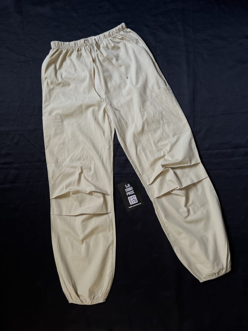 Jessica Creme Parachute Pants - Image 2
