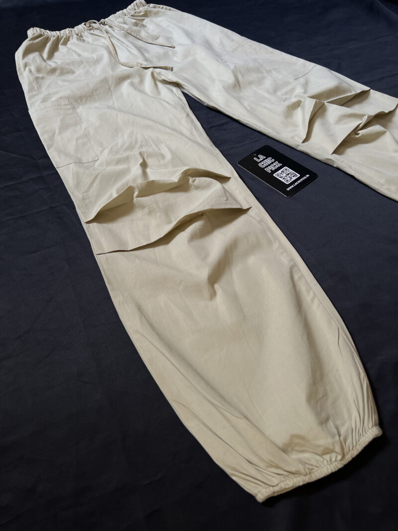 Jessica Creme Parachute Pants - Image 4