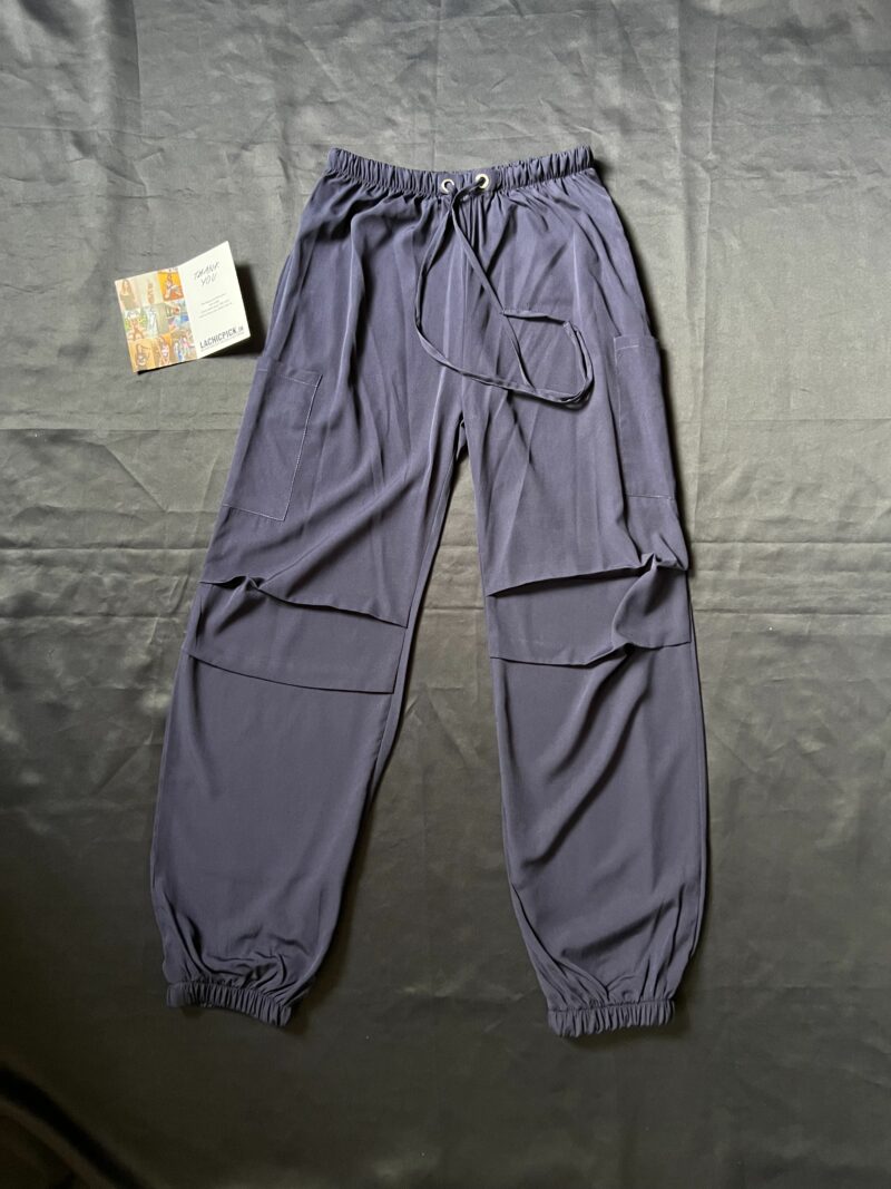 Jenny Navy Parachute Pants - Image 5