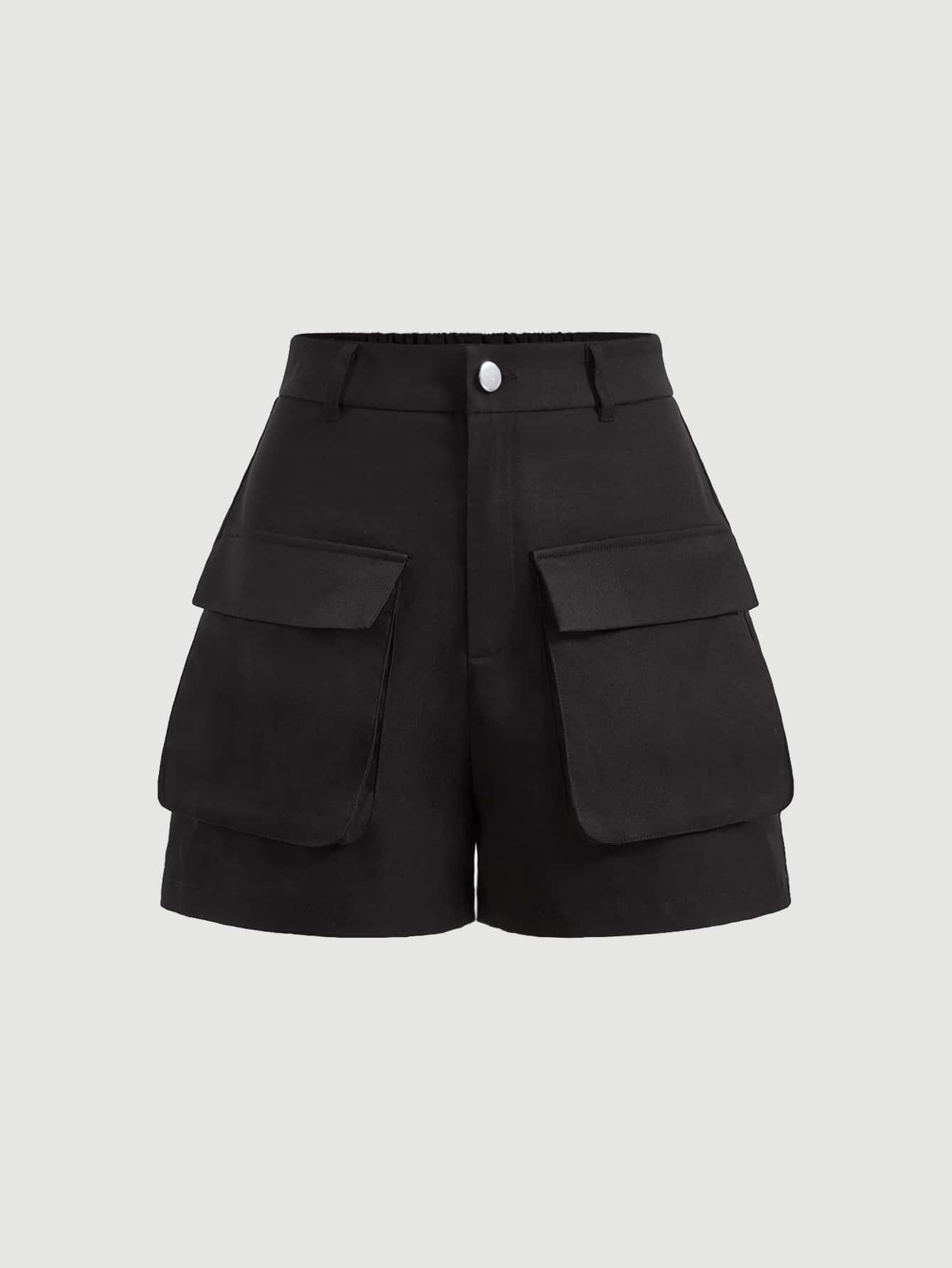 Lexy Black Cargo Shorts LA CHIC PICK