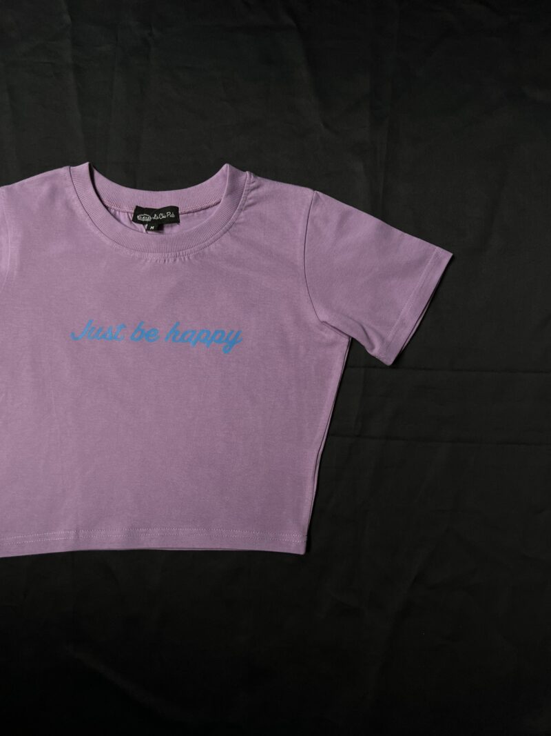 Mia Just Be Happy Lavender Baby Tee - Image 2