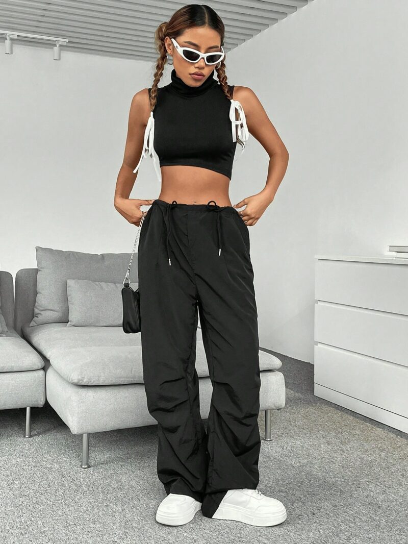 Rimmy Black Crop Top - Image 6