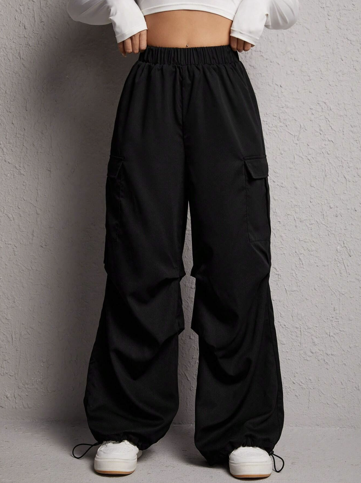 Oversized Cargo Pants - Black – Elite Eleven