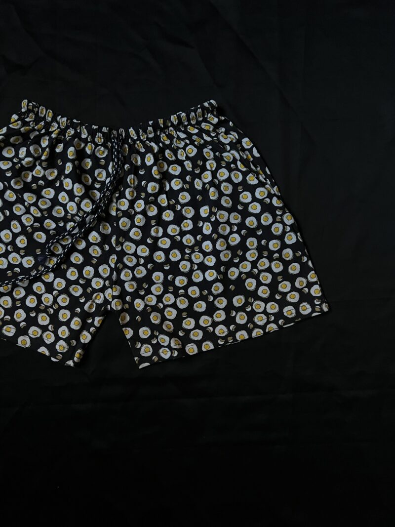 Lisa Black Egg Print Shorts - Image 3