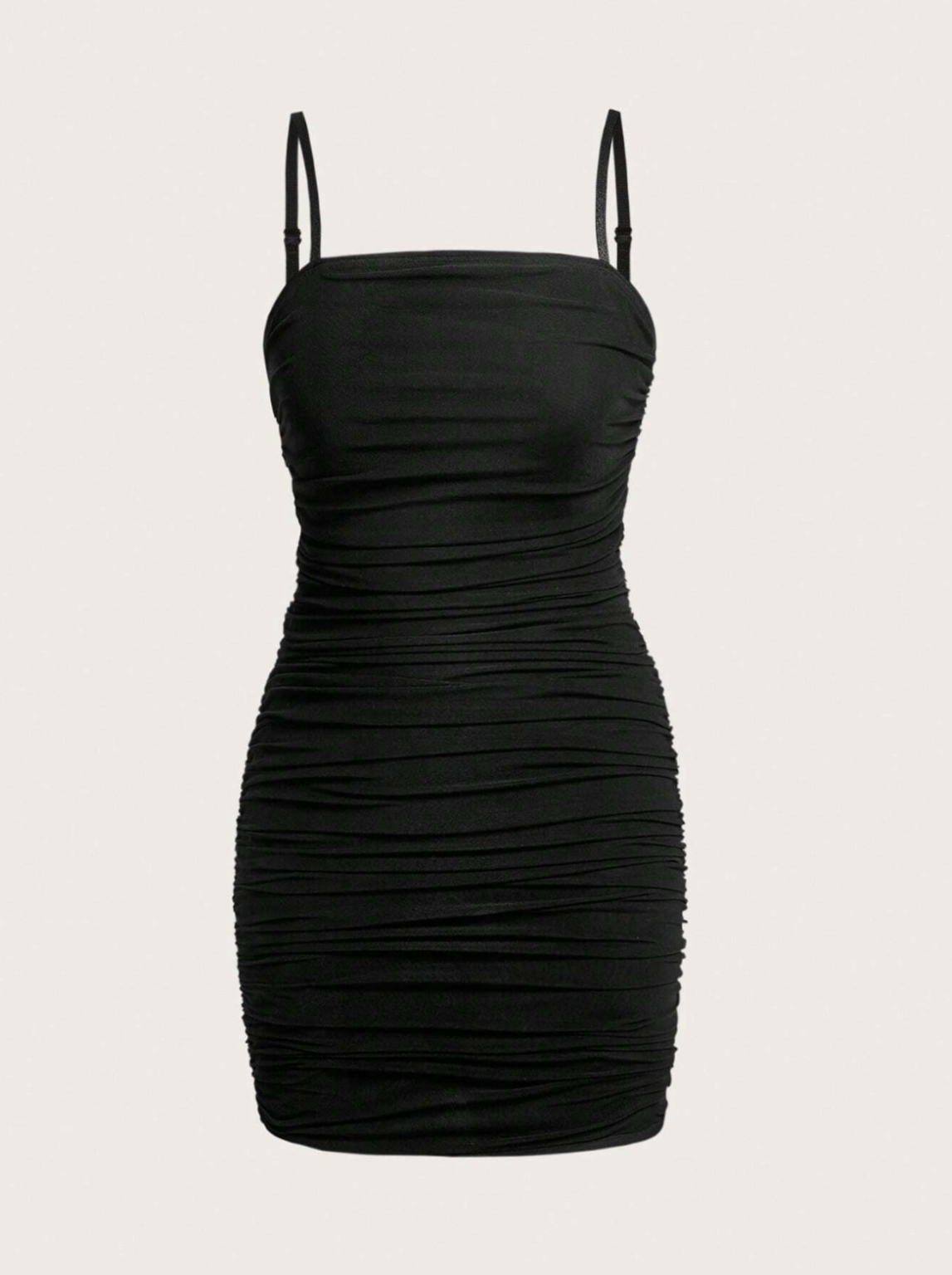 Ananya Black Cami Bodycon Dress – LA CHIC PICK