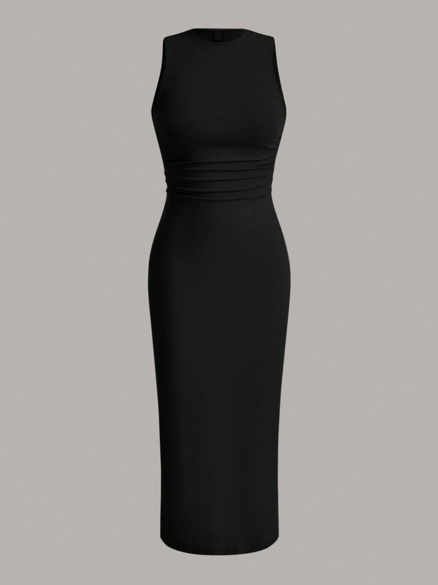 Pam Black Bodycon Sleeveless Dress