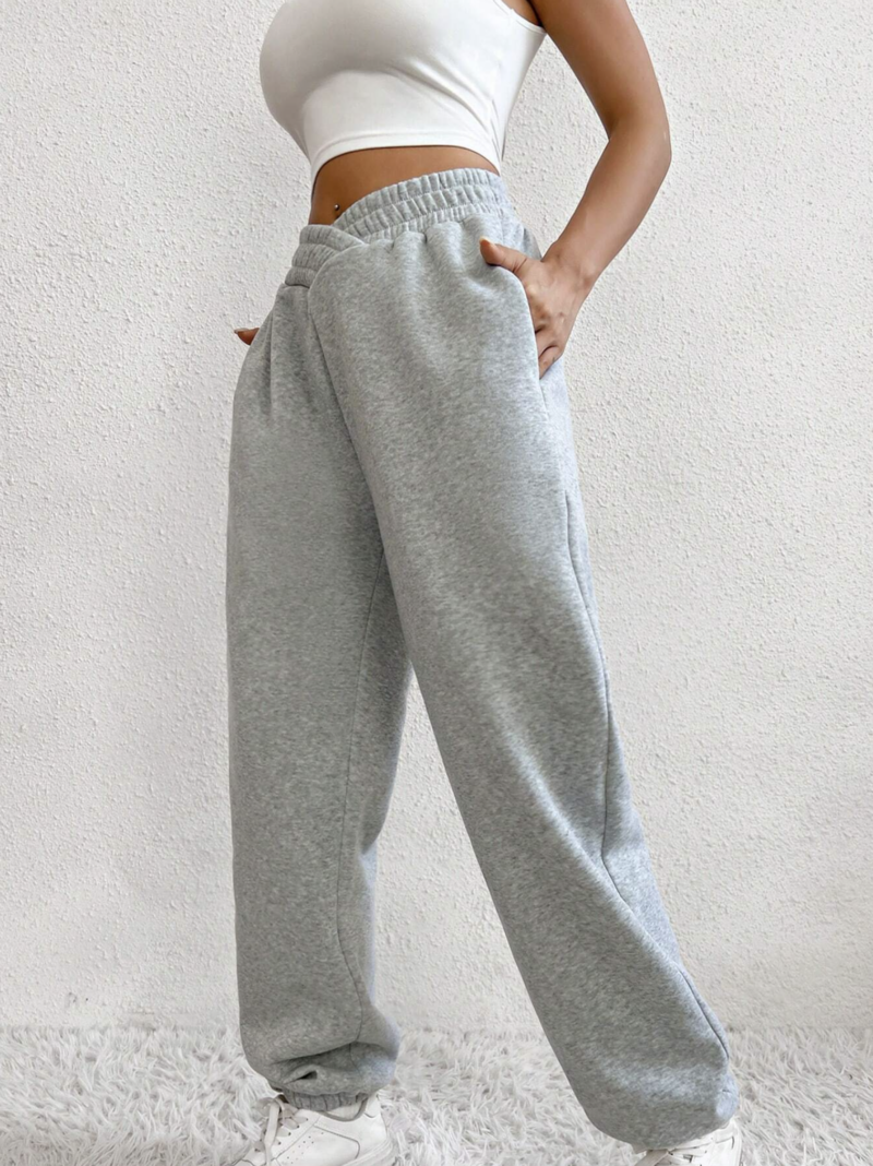 Denise Grey Fleece Sweatpants - Image 5
