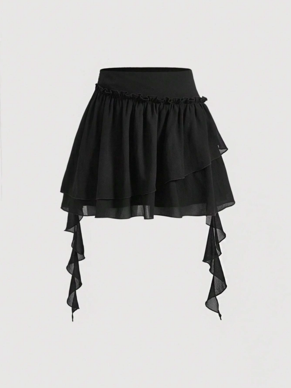 Black Rib Slit Thigh Skirt – LA CHIC PICK