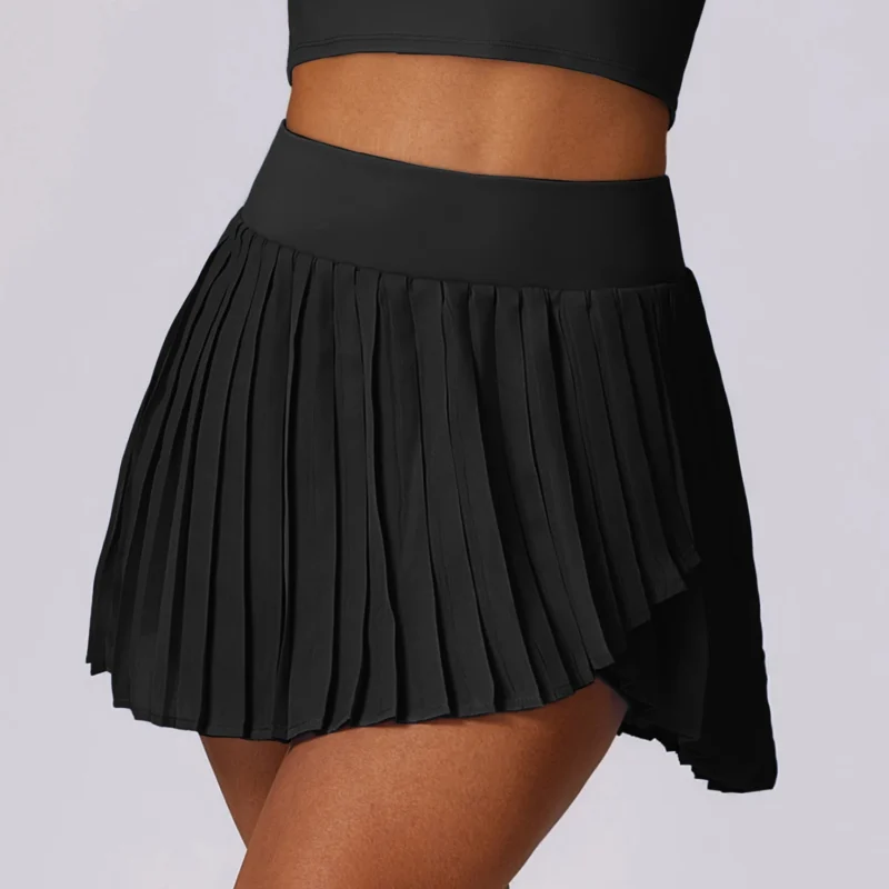 High Performance Tennis Skirt With Attached Shorts in Puple | Black | Blue | White - Image 6