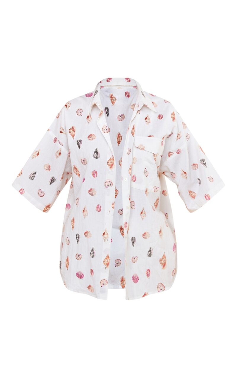 Heema Cream Seashell Printed Coord Set - Image 5