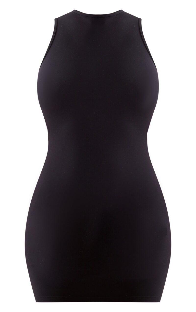 Evie Sculpted Open Back Bodycon Dress - Image 4