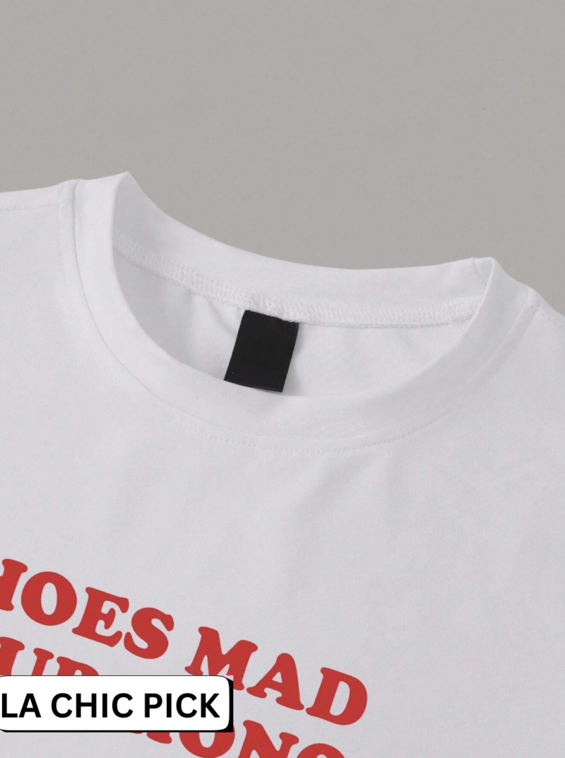 Hoes Mad Your Honor Print Bay Tee - Image 4