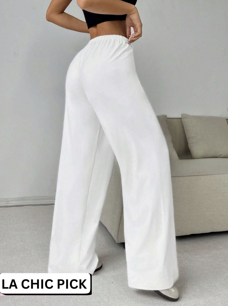 Sheena White Oversized Low Waist Jogger - Image 3