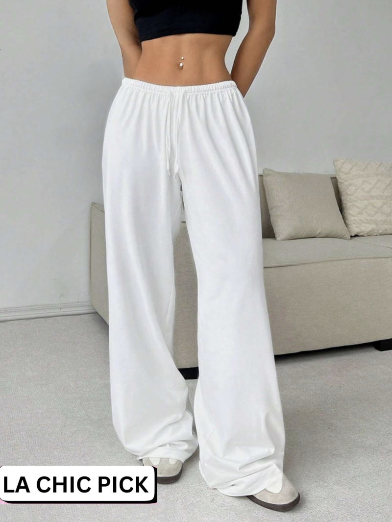 Sheena White Oversized Low Waist Jogger - Image 2