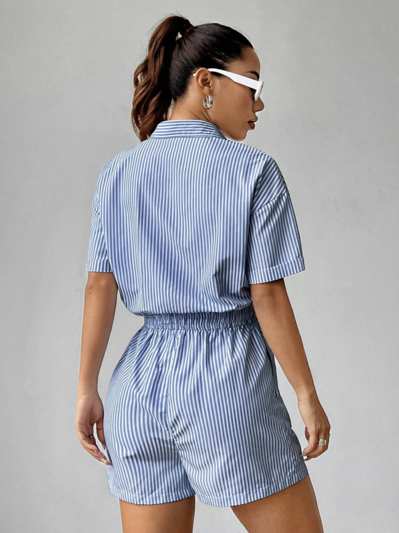 Nimri Soft Cotton Stripes Jumpsuit - Image 2