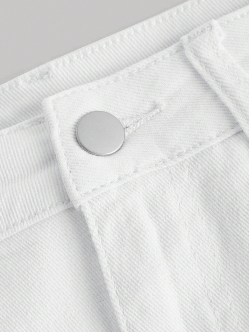 Dixy White Cargo Mini Skirt - Image 3
