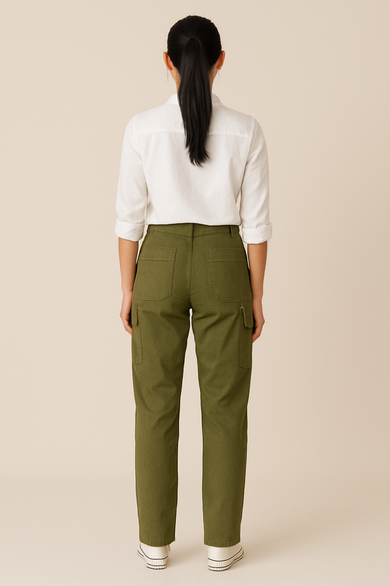 Kimmy Green Cargo Pants - Image 4