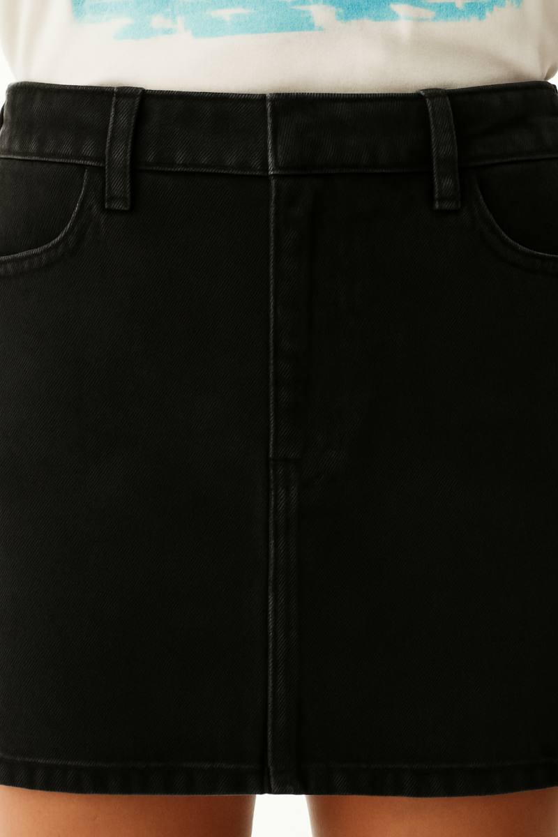 Jia Black Mini Skirt - Image 3