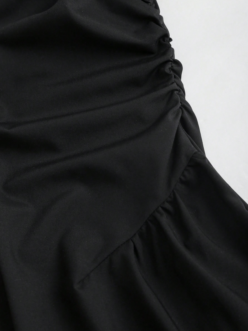 Reeh Black Half Sleeves Shirt Dress - Image 5