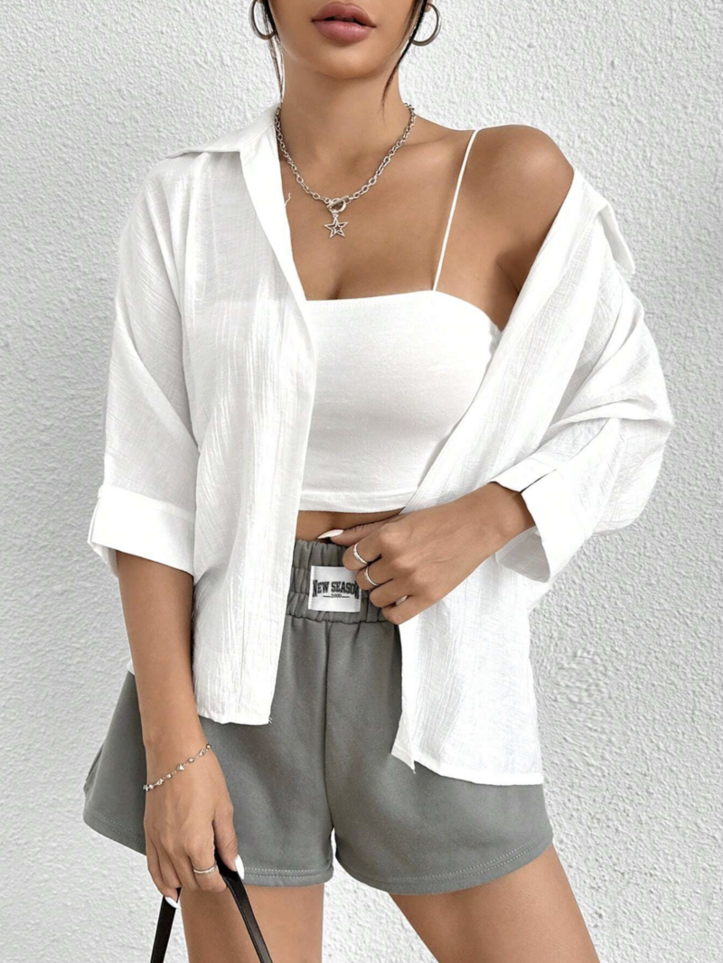 Pauly Creme Relaxed Fit Cotton Shirt - Image 4