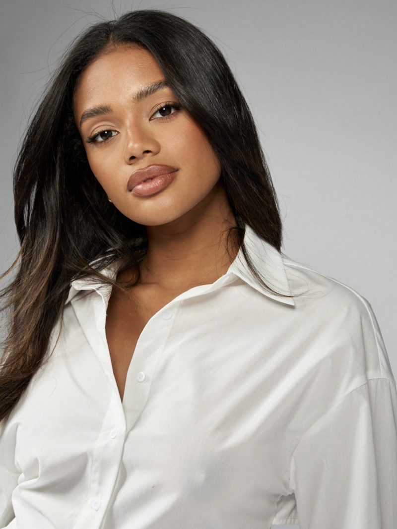 Alisha White Full Sleeves Back Tie Shirt - Image 4
