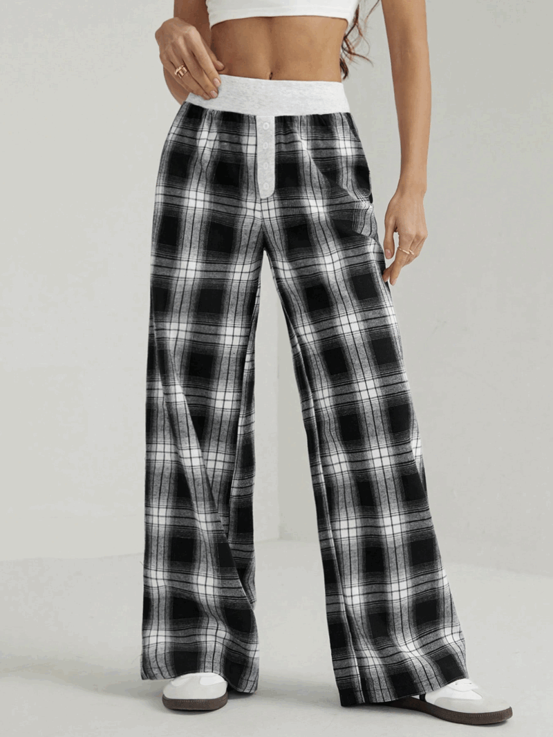 Beil Black & White Cotton Relaxed Fit Jogger - Image 4