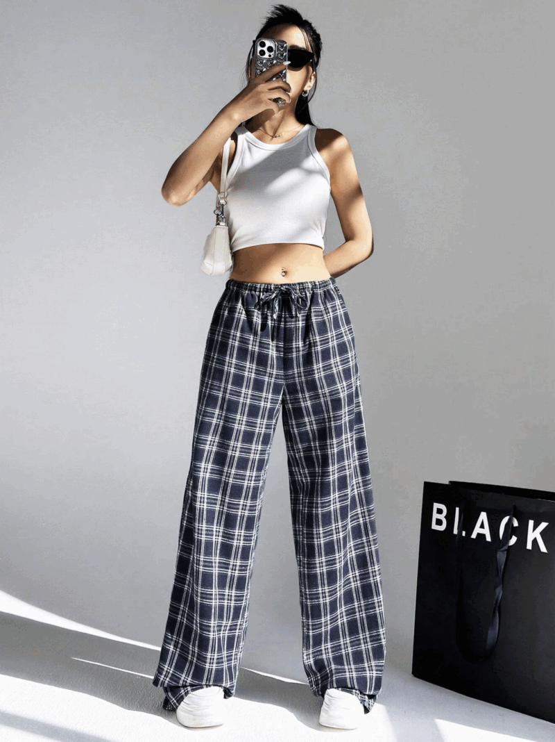 Kiani Blue Relaxed Fit Cotton Jogger - Image 4